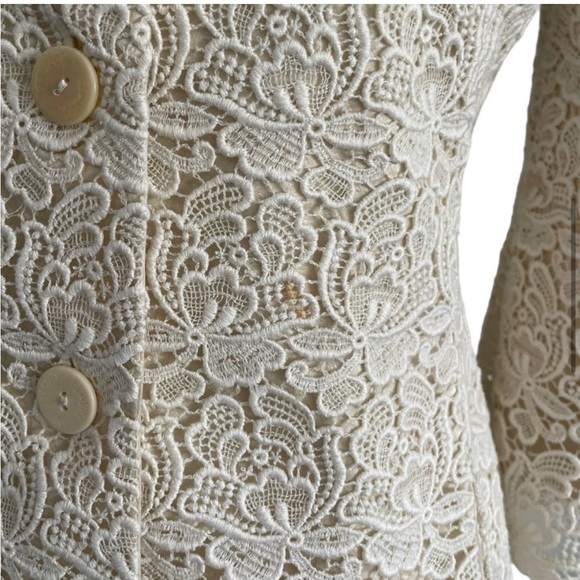 Flavio Castellini Lace Dress/Jacket - Picture 4 of 9